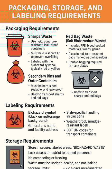 Packaging, Storage, and Labeling Requirements for Biohazardous Waste