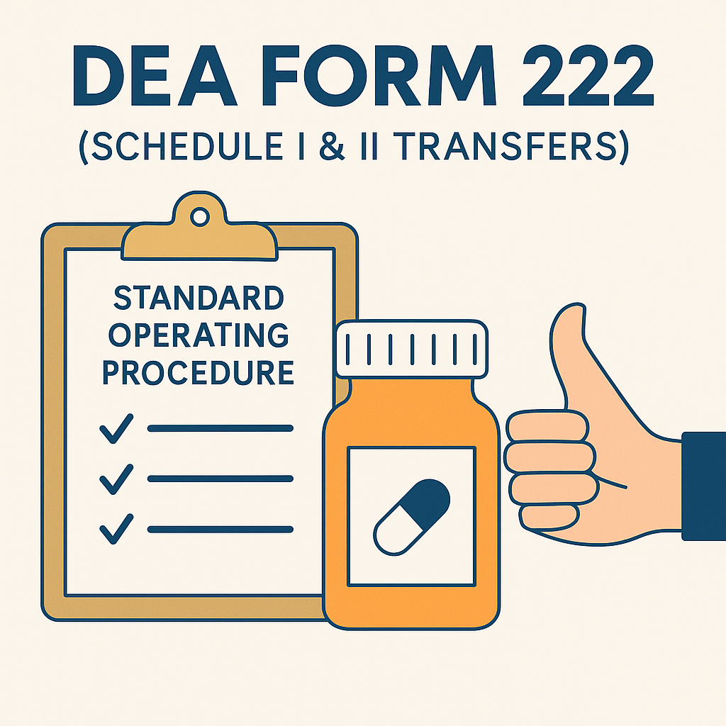 DEA Transfer Form Checklist Form 222