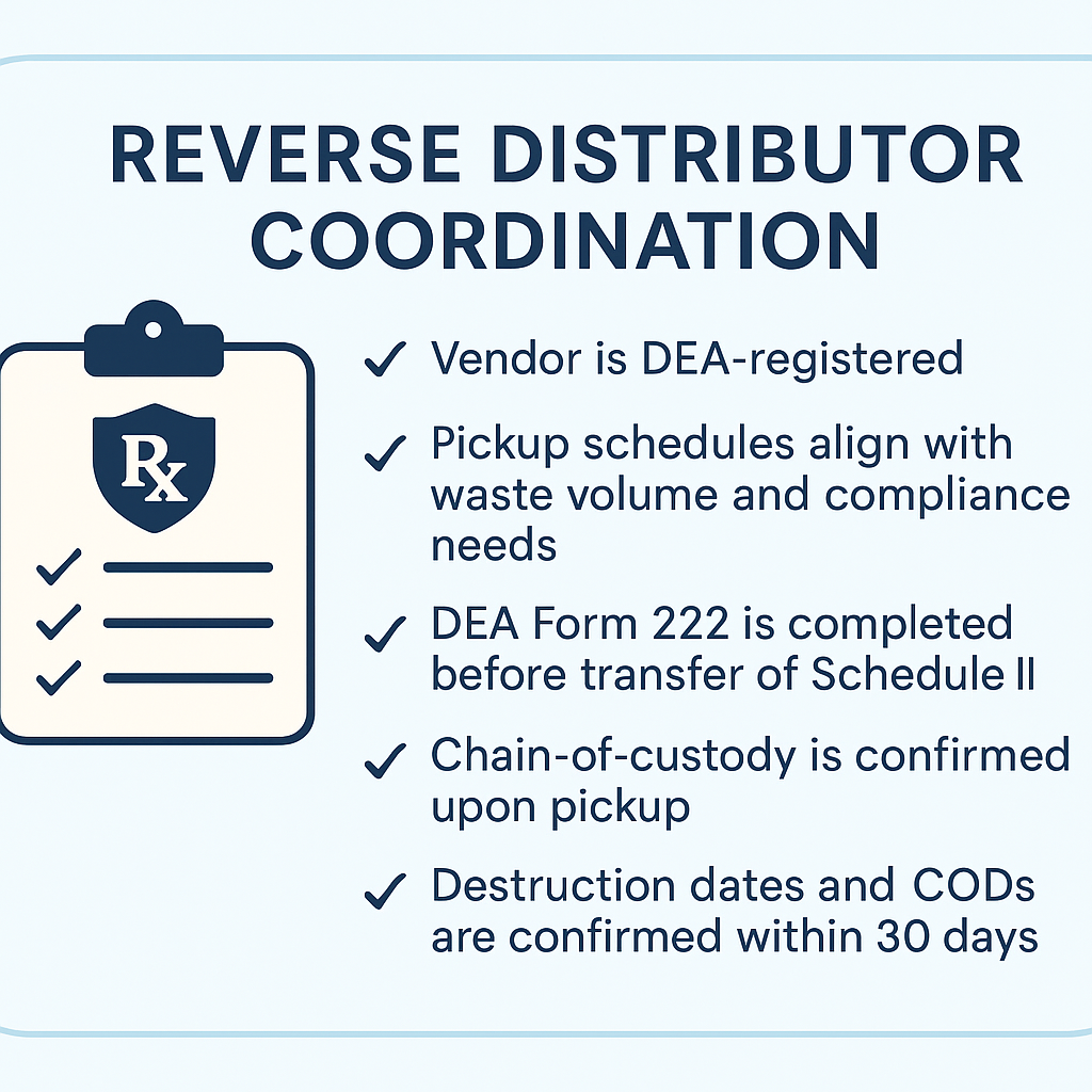 Coordinating with Your Reverse Distributor