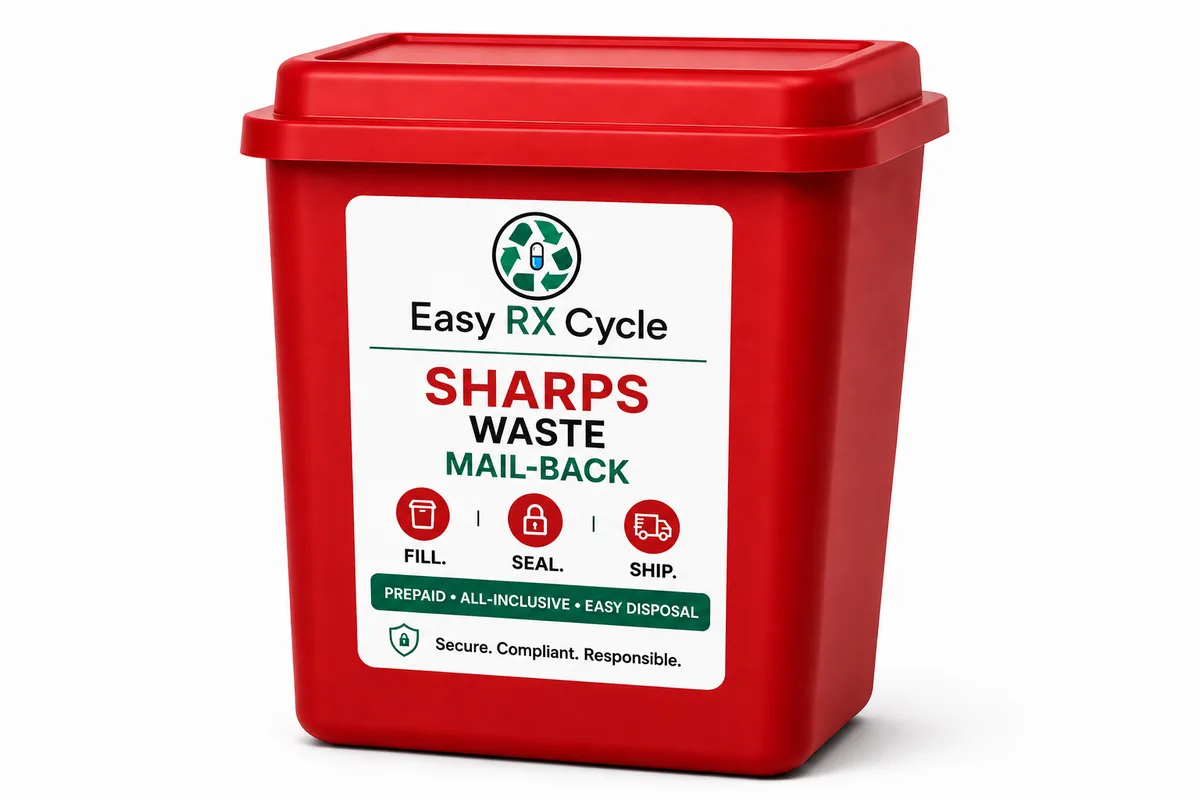 Sharps mail-back kit